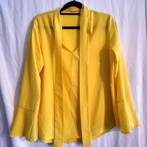Yellow blouse